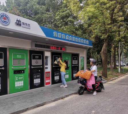 貓先生定時(shí)定點(diǎn)垃圾收集房，小區(qū)垃圾站，生活垃圾投放站廠家