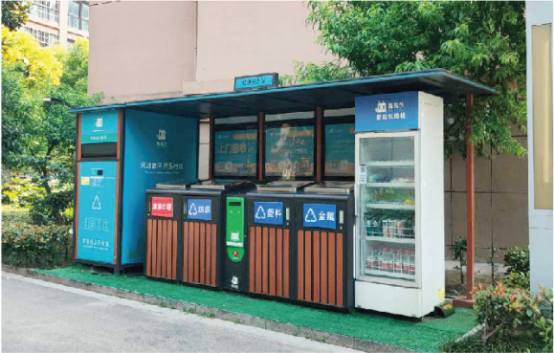 貓先生智能垃圾分類(lèi)亭價(jià)格，定時(shí)定點(diǎn)垃圾收集點(diǎn) ，垃圾亭生產(chǎn)廠家