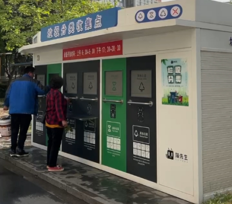 智能垃圾房,垃圾收集點，清潔屋,小區(qū)垃圾分類站生產(chǎn)廠家