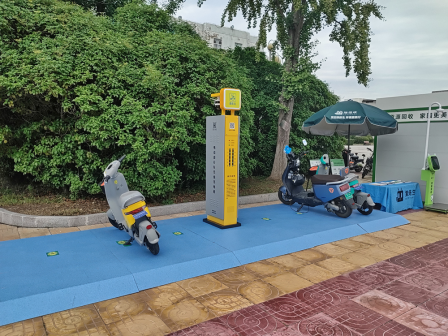華展貓先生電動(dòng)車充電樁生產(chǎn)廠家，共享電動(dòng)車解決方案